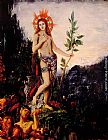 Gustave Moreau Apollo and the Satyrs painting